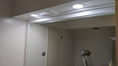 Bathroom Lights and Frame (March 2023)