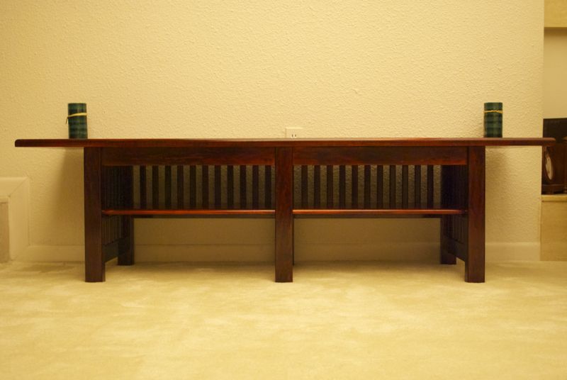 Tony's Woodworking Projects: Long Benches
