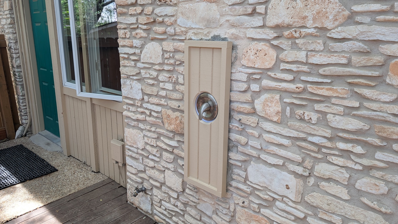 Outdoor Shower Rebuild (April 2026)